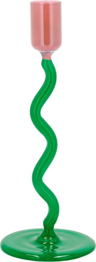 Styles lysestake 19,6 cm Green-pink