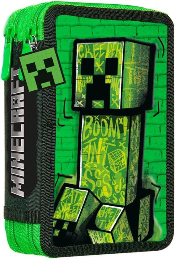 Minecraft double pencil case