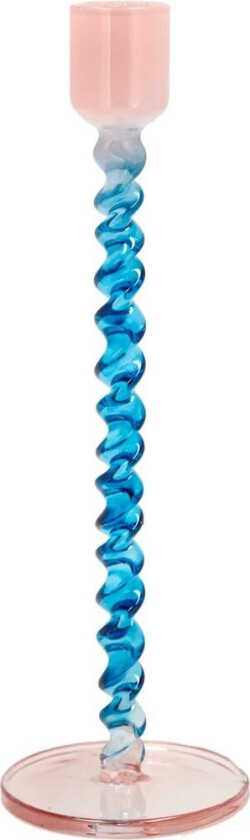 Styles lysestake 20,3 cm Blue-pink