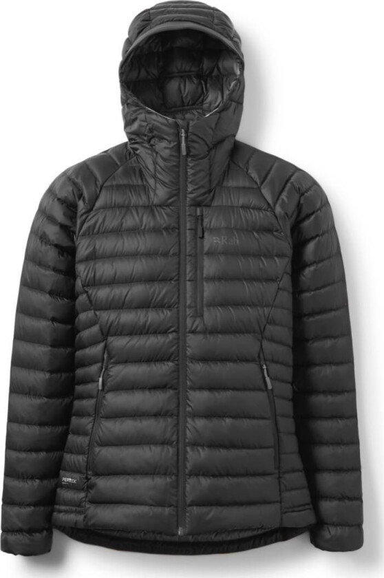 Women's Microlight Alpine Down Jacket Black (graphene) Size 10