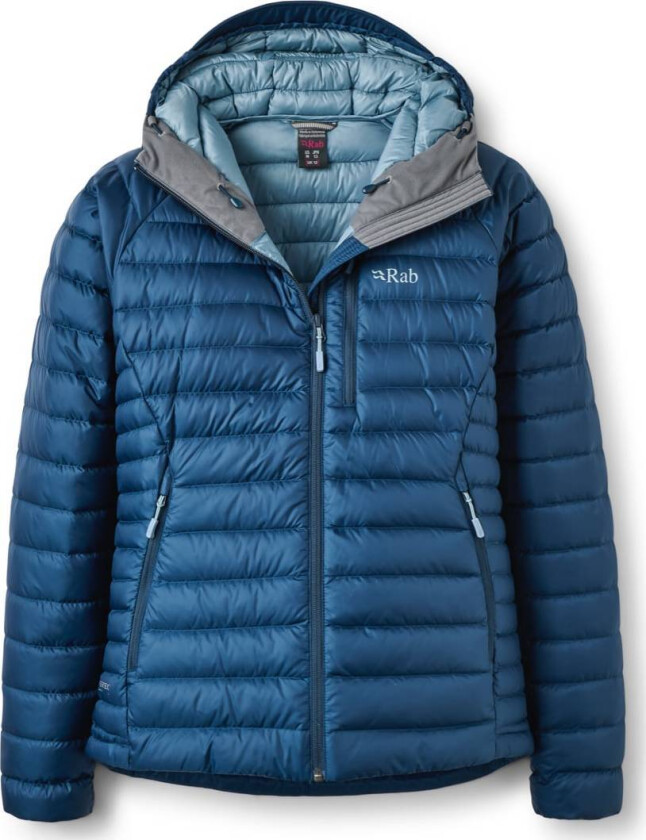 Women's Microlight Alpine Down Jacket Tempest Blue Size 14
