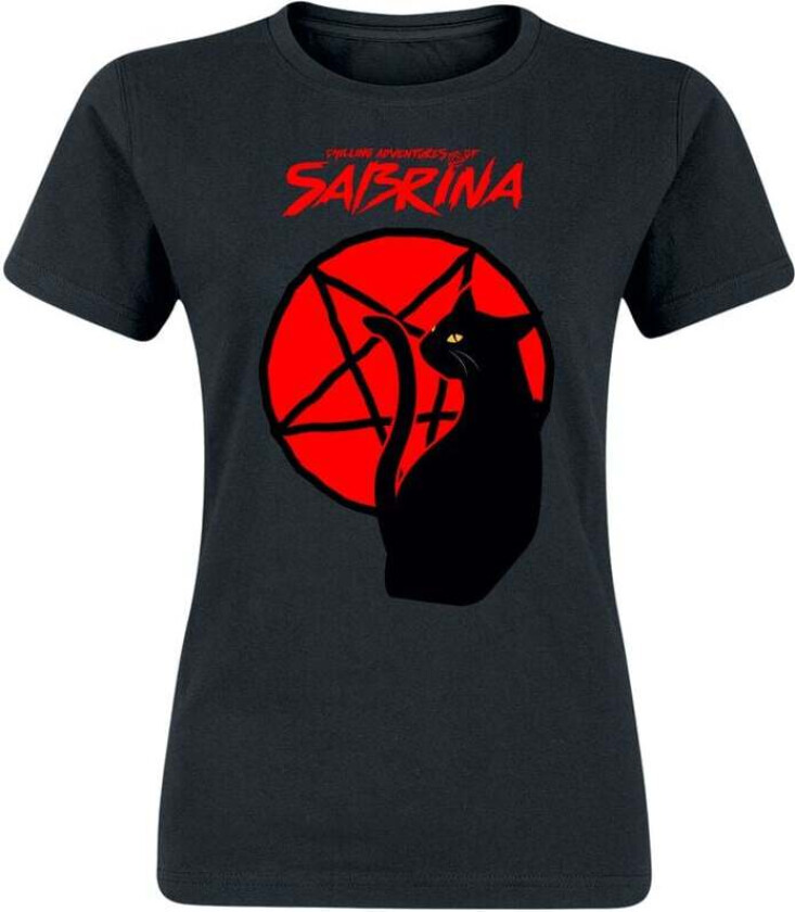 T-skjorte - The Chilling Adventures of - Salem Pentagram - S til 3XL - Damer - svart