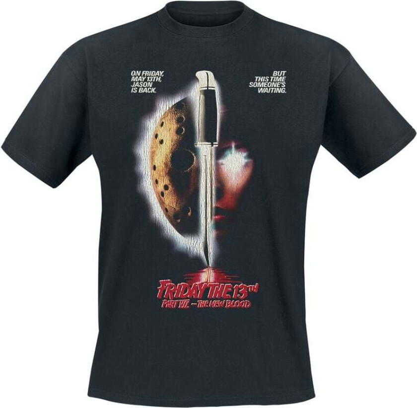 T-skjorte - Friday 13th New Blood - M til 3XL - Herrer - svart