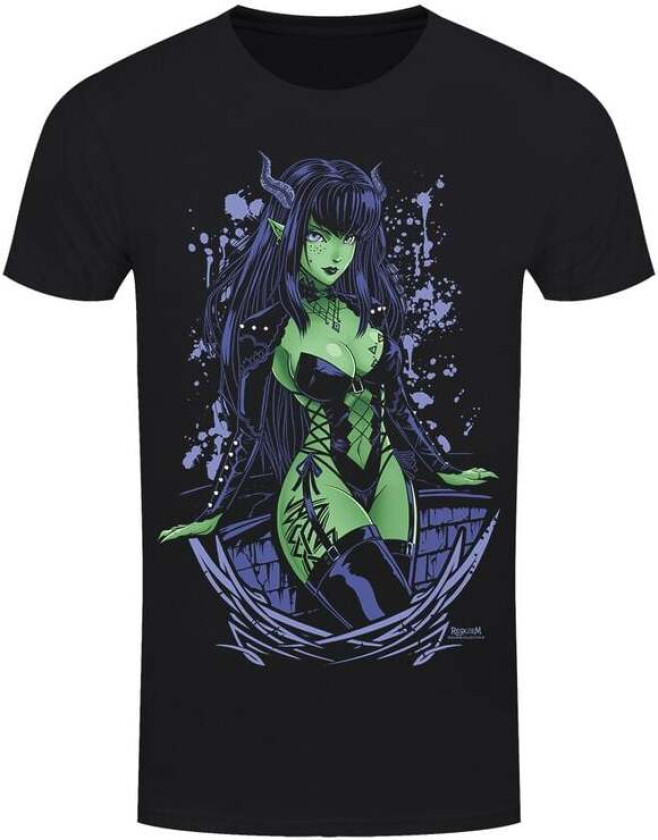 Goth T-skjorte - Halle - S til 3XL - Herrer - svart