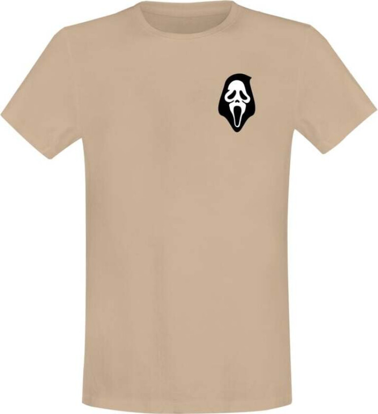 T-skjorte - Ghostface Retro - S til 3XL - Herrer - brun
