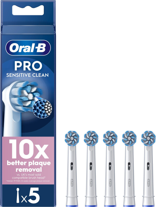 Pro Sensitive Clean Børstehoder - White - 5 Stk