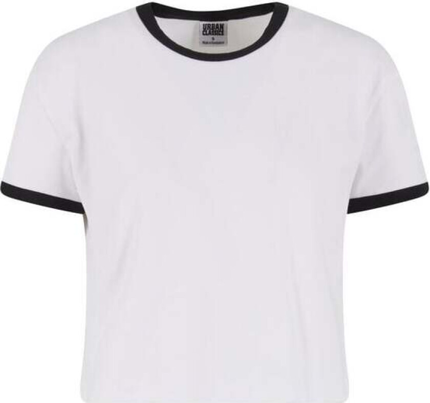 T-skjorte - Contrast Retro T-skjorte - XS til XL - Damer - hvit-svart