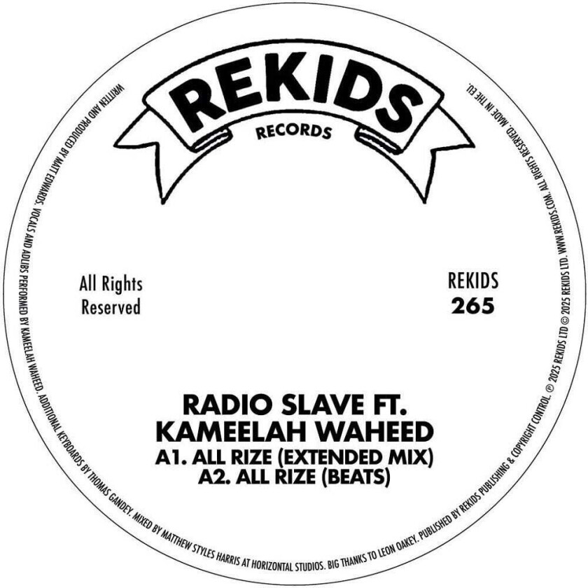 Radio Slave All Rize LP/Vinyl