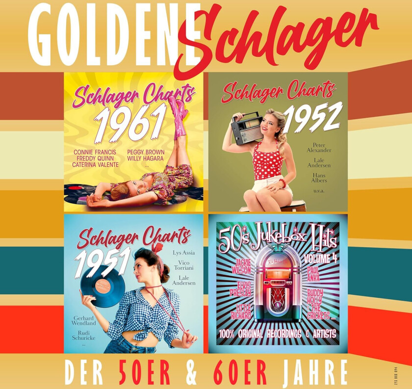Diverse Artister Goldene Schlager der 50er & 60 LP/Vinyl