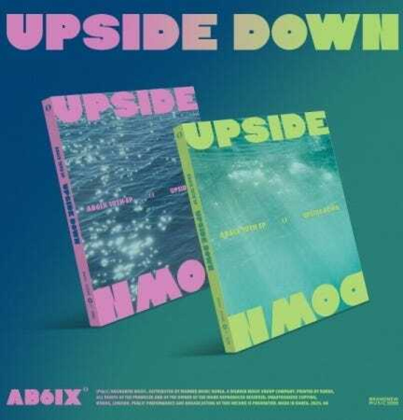 AB6IX Upside Down Photobook Version incl. 60pg Photobook, Photocard, Special Photocard, Sticker, Mini Poster + Photo Postcard CD