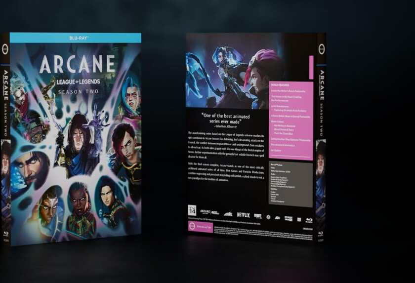 Arcane: League of Legends Sesong 2 Bluray