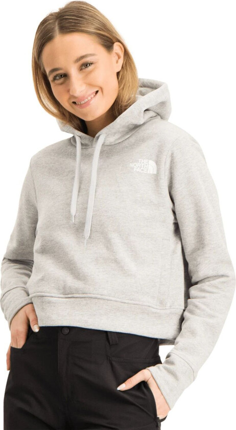 Classic Pullover Hoodie, hettegenser dame TNF Light Grey Heath