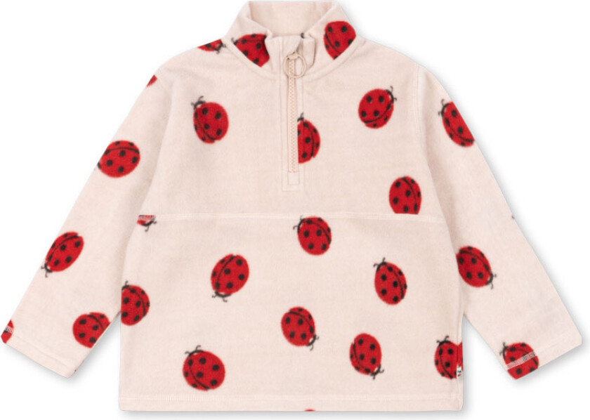 Tavi Sweatshirt I Fleece Ladybug Tavi Fleece Sweatshirt Grs Ladybug 12 months Fleece Hvit 12 måneder kvinne