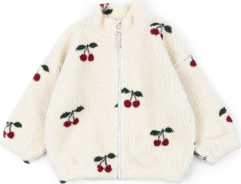 Jody Pilejakke Ma Grande Cerise Jody Teddy Jacket Grs Ma Grande Cerise 5-6 Y Fleece Hvit 5-6 år kvinne