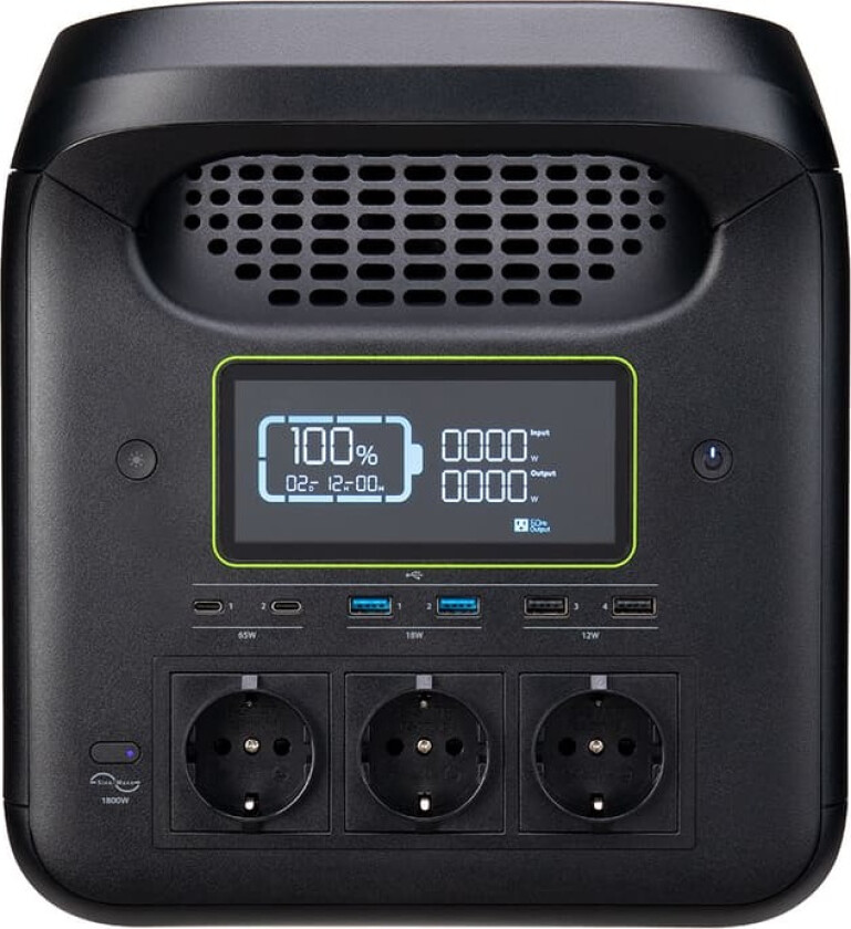1800 W bærbar strømstasjon