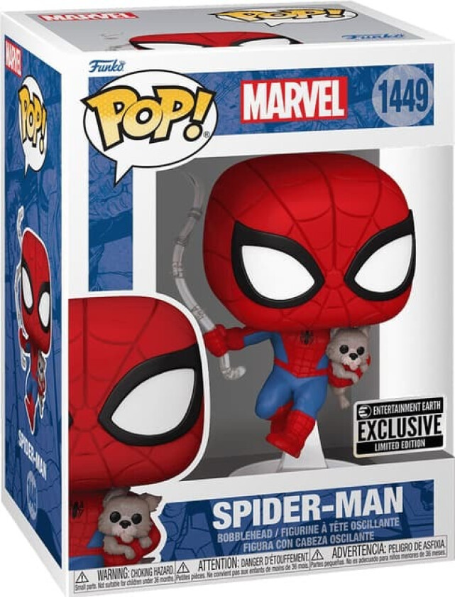 POP Spider-Man actionfigur (Spider-Man with Sandwich The Dog)