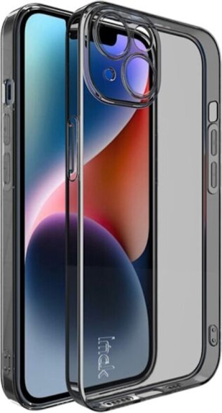 Imak UX-5-deksel for iPhone 14 - Gjennomsiktig Svart