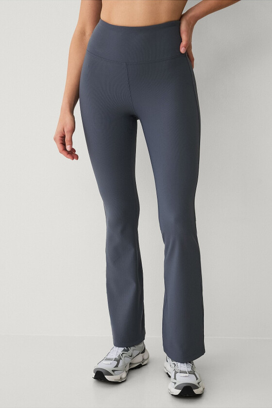 Treningstights Flare Structure Tights - Grå