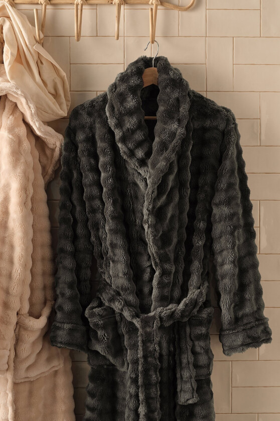 Morgenkåpe Karin - Grå