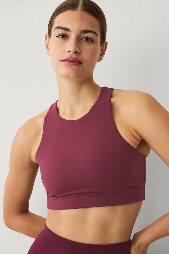 Sports-BH Studio Bra High Neck Core - Rød