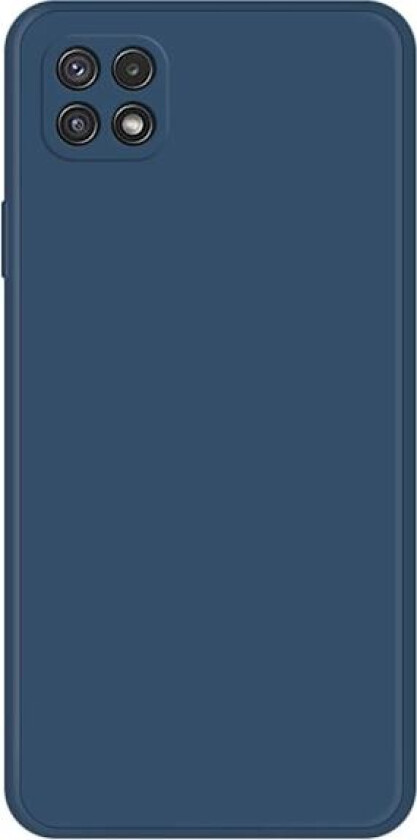 Avfaset gummiert anti-falldeksel for Samsung Galaxy A22 5G - Mørkeblå