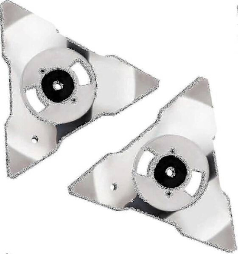 2-pakning erstatningsblader for Robomow robotgressklipper RS TS MS RC TC MC modeller rustfritt stål 0619