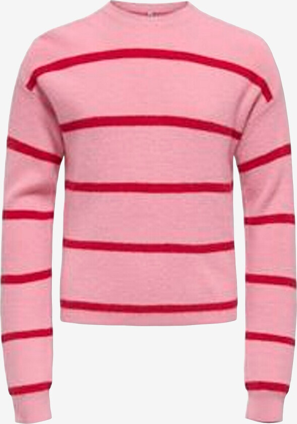 Genser kogFranca Short L/S Stripe Knt - Rosa