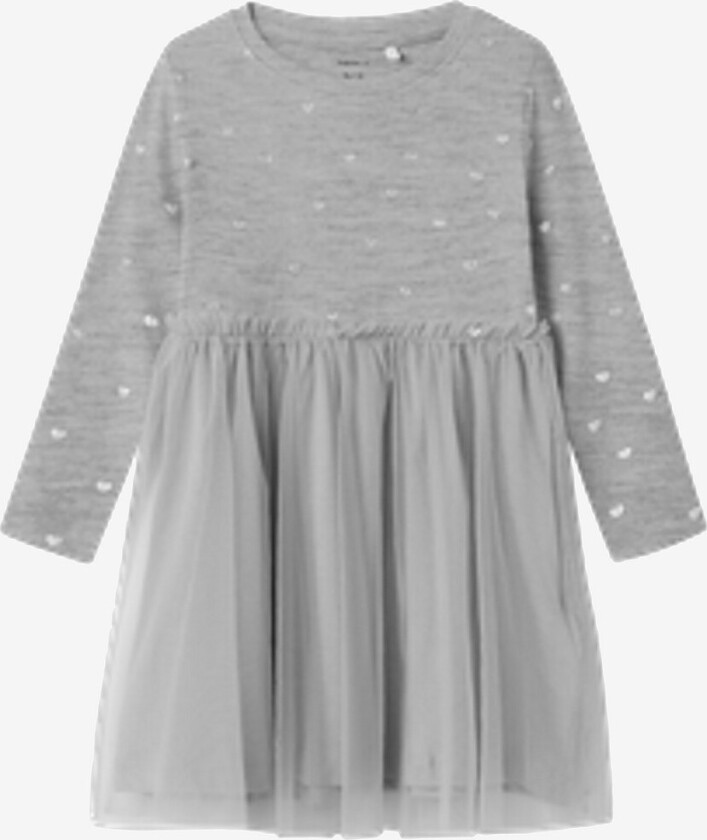 Kjole nmfNadja LS Dress - Grå