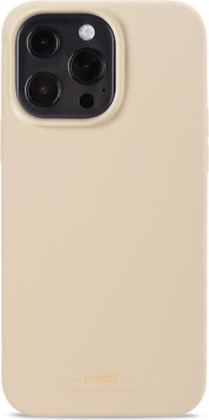 Holdit Silikondeksel iPhone 13 Pro Beige