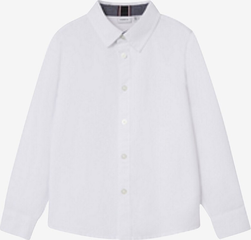 Bilde av Skjorte nkmNewsa LS Shirt Noos - Hvit