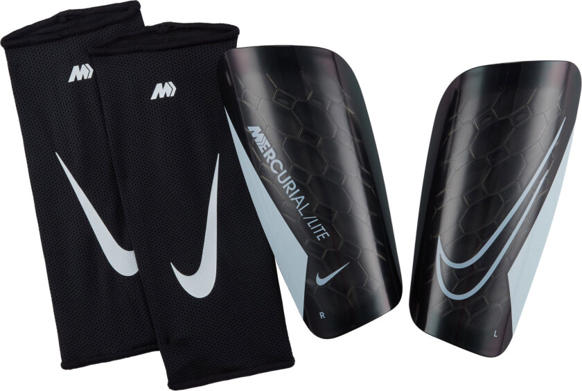 Bilde av Mercurial Lite Leggskinn Black/Black/White XS