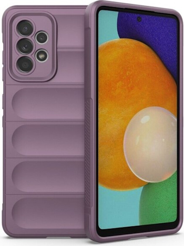 Deksel med mykt grep for Samsung Galaxy A52s 5G / Samsung Galaxy A52 5G / Samsung Galaxy A52 - Lyselilla