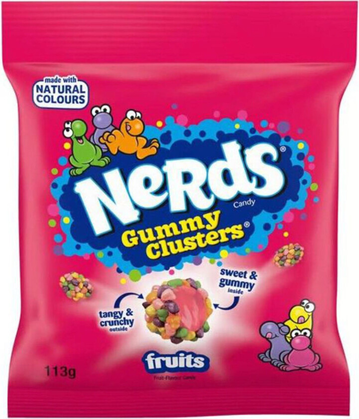 Nerds Gummy Clusters Fruits - 113 gram
