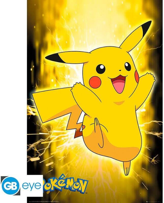 Bilde av POKEMON - Poster Maxi 91.5x61 - Pikachu Neon