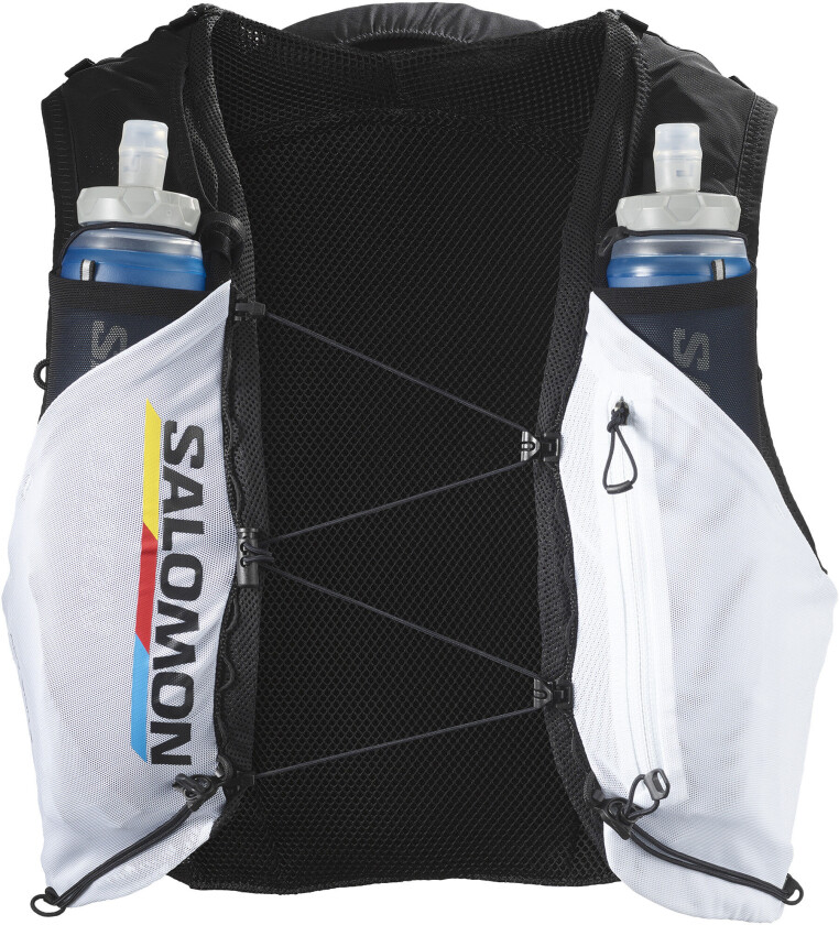 Adv Skin 5 Race Flag Set M, Black/White