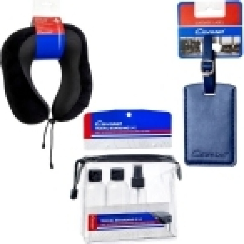 Bilde av Reisesett 1 (bagasjelapp, nakkepute og reiseflasker)