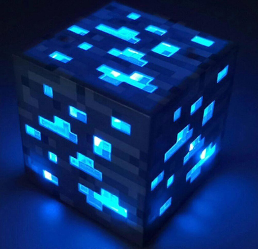 Minecraft Spill Periferi Gruvearbeider Oppladbar Lampe Nattlampe Lommelykt Leketøy