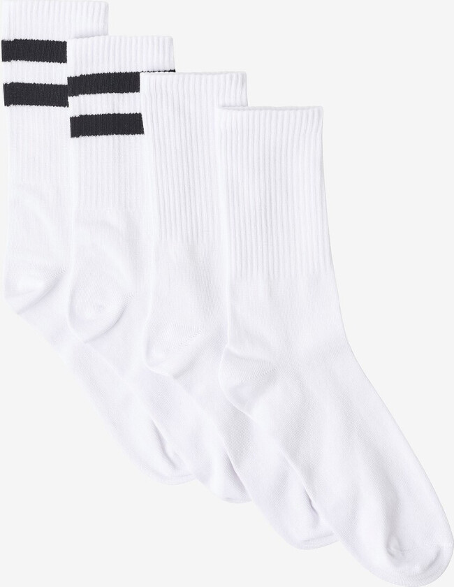 Sokker 4-pack - Hvit