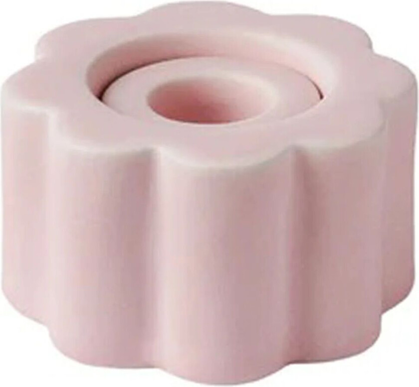 Birgit vase/lysestake 5 cm Lily rosa