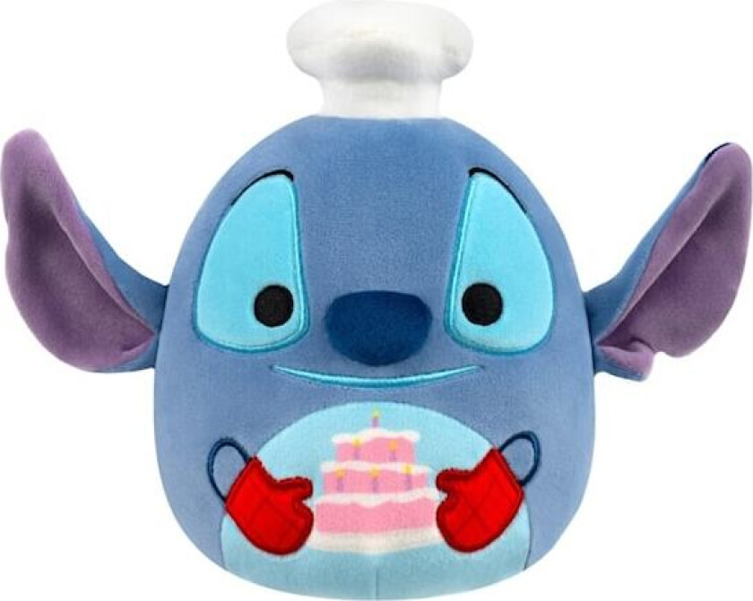 Stitch med kake kosedyr squishmallows 20 cm Disney Stitch