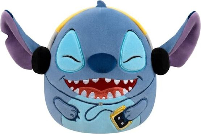 Stitch med hodetelefoner Squishmallows 20 cm Disney Stitch