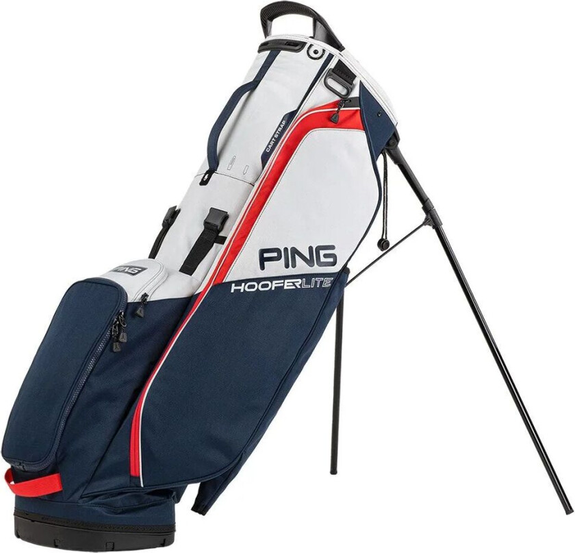 Ping Hoofer Lite Bærebag Navy/platinum/rød