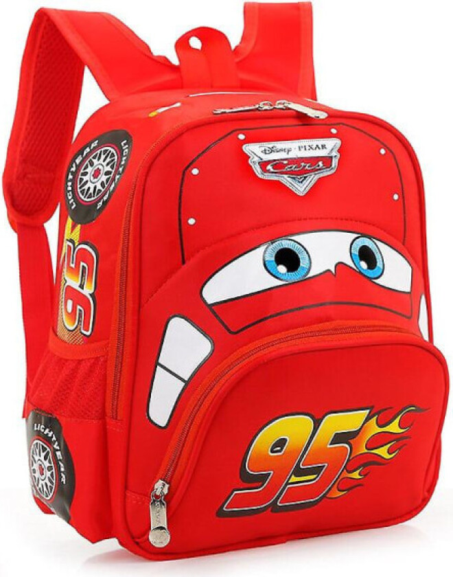 Bilde av Disney Cars Story Theme Ryggsekk for Barn - Rød