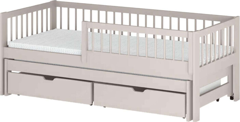 SOFTI Seng 90x200, Cashmere - Juniorsenger - Furu,Velur