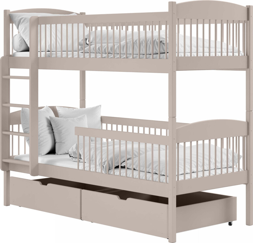 LUNA Køyeseng 90x200, Cashmere - Juniorsenger - Furu
