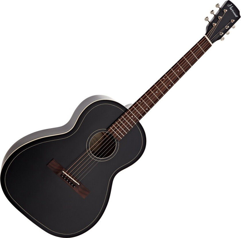 Artiste Parlour Acoustic Guitar Satin Black