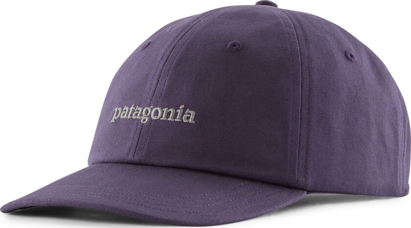 Fitz Roy Icon Trad Cap Text Logo: Plummet Purple