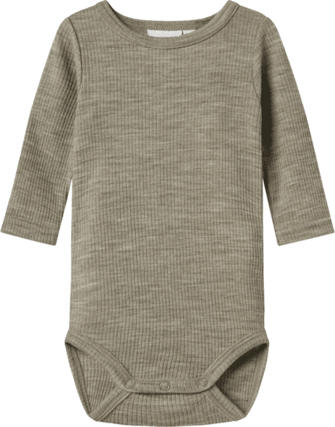 Name It Nbnwax Wool Rib body, Dried Sage
