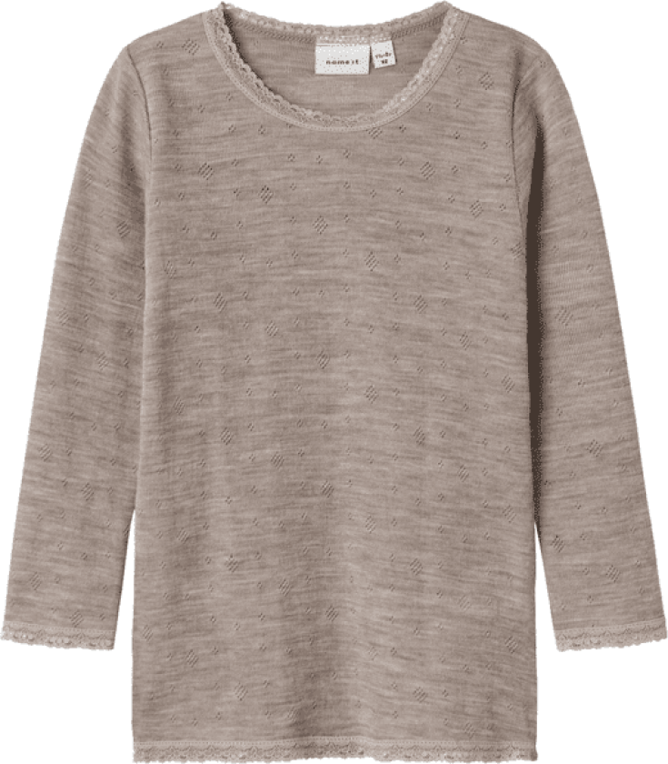 Bilde av Name It Nmfwang Wool Needle genser småbarn, Satellite