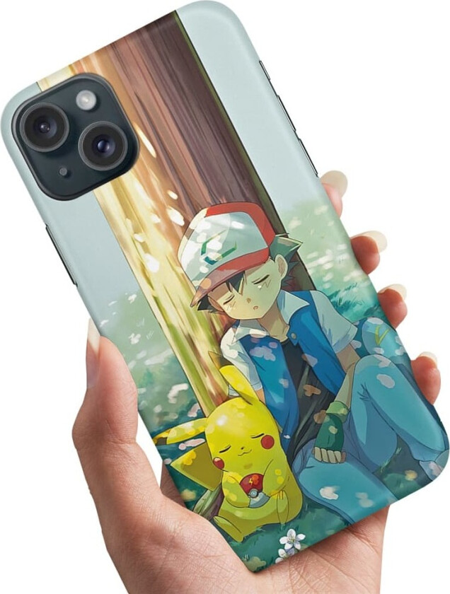 iPhone 15 Plus - Deksel/Mobildeksel Pokemon